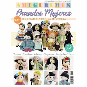 Revista Amigurumis Grandes Mujeres que cambiaron la historia