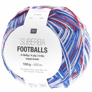 Rico Design Superba FootBalls Sock