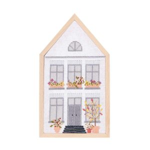 Kit de Punto de Cruz - Casa de Otoño - Rico Design
