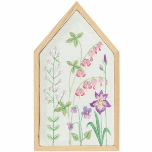 Kit de Bordado Prado de Flores Primaverales - Rico Design
