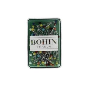 Alfileres Bohin cabeza de cristal