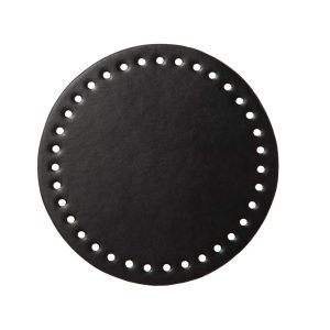 Base redonda polipiel 18 cm negra