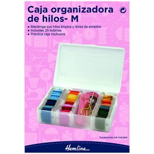 Caja Organizadora de hilos Hemline 18x12x4 cm